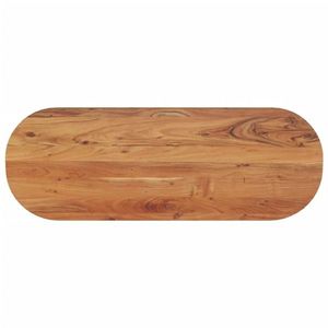 vidaXL Blat de masă oval, 110x40x2, 5 cm, lemn masiv de acacia imagine