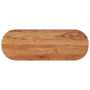 vidaXL Blat de masă oval, 140x50x2, 5 cm, lemn masiv de acacia imagine