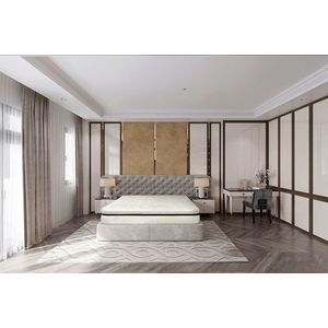 Saltea Feeling Luxury Brown 200x200 cm imagine