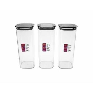 Set 3 bucati de recipiente ermetice pentru alimente, 1.7 l imagine