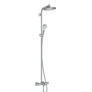 Coloana de dus Hansgrohe Crometta S240 1 jet cu baterie de cada termostatata crom imagine