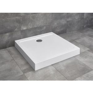 Cadita dus dreptunghiulara Radaway Doros C Compact 80x80x11 5cm imagine