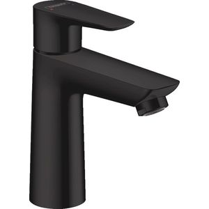 Baterie lavoar Hansgrohe Talis E 110 ventil pop-up negru mat imagine