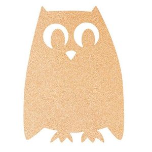 Panou pluta Securit Silhouette Owl 40 7x30x0 5cm imagine