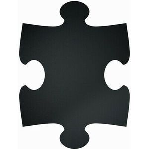 Set table de scris autoadezive Securit Puzzle Square 40x29.6cm negru imagine