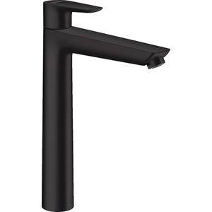 Baterie lavoar Hansgrohe Talis E 240 ventil pop-up pentru lavoar tip bol negru mat imagine