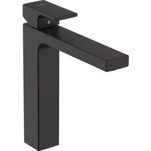 Baterie lavoar Hansgrohe Vernis Shape 190 pentru lavoar tip bol negru mat imagine