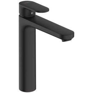 Baterie lavoar Hansgrohe Vernis Blend 190 pentru lavoar tip bol fara ventil negru mat imagine