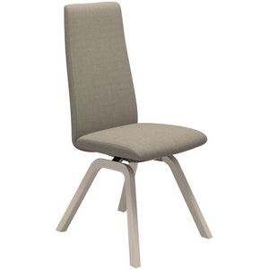 Scaun Stressless Laurel v2 High D200 M cadru whitewash tapiterie Silva Beige imagine