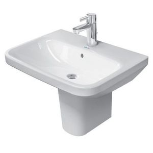 Set lavoar Duravit Durastyle 60cm si semipicior alb imagine