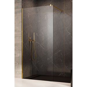 Cabina de dus tip Walk-in Radaway MODO New GOLD II 60 cm profil auriu imagine