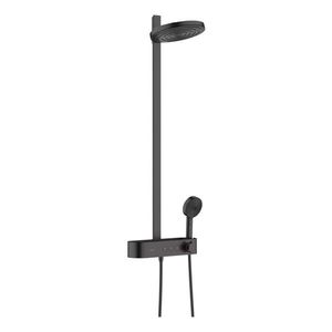 Coloana de dus Hansgrohe Pulsify S 260 2jet EcoSmart cu baterie termostatata ShowerTablet Select 400 negru mat imagine