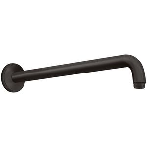 Brat de perete Hansgrohe 389 mm negru mat imagine