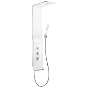 Panel dus Hansgrohe Raindance Lift cu baterie termostatata alb/crom imagine