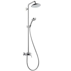 Showerpipe Hansgrohe Croma 220 chrome imagine