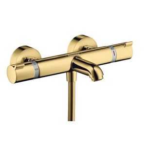 Baterie cada termostatata Hansgrohe Ecostat Comfort gold optic lustruit imagine