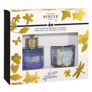 Set Maison Berger Duo Lolita Lempicka Blue Bouquet Parfume 80ml + lumanare parfumata 80g imagine