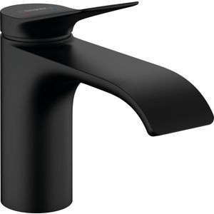 Baterie lavoar Hansgrohe Vivenis 80 ventil pop-up negru mat imagine