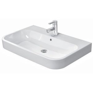 Lavoar Duravit Happy D.2 80cm montare pe mobilier alb imagine