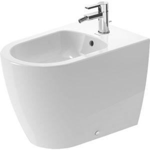 Bideu pe pardoseala Duravit ME by Starck back-to-wall 37x60cm alb imagine