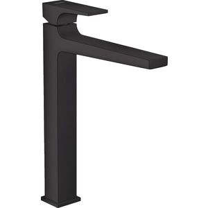 Baterie lavoar Hansgrohe Metropol 260 ventil push-open pentru lavoar tip bol negru mat imagine