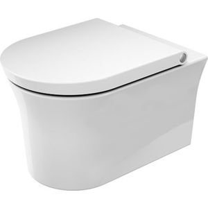 Vas wc suspendat Duravit White Tulip Rimless HygieneGlaze 37x54cm alb imagine