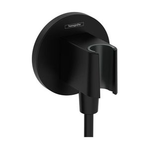 Accesoriu Hansgrohe FixFit S cu agatatoare de dus negru mat imagine