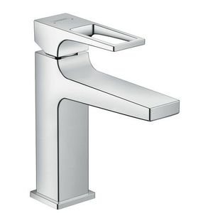 Baterie lavoar Hansgrohe Metropol 110 ventil push-open cu levier decupat imagine