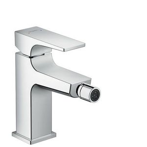 Baterie bideu Hansgrohe Metropol cu ventil push-open imagine