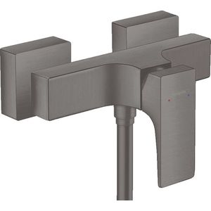 Baterie dus Hansgrohe Metropol negru periat imagine