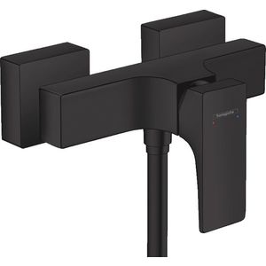 Baterie dus Hansgrohe Metropol negru mat imagine