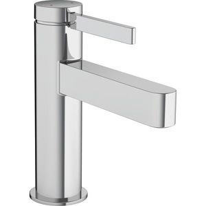 Baterie lavoar Hansgrohe Finoris 100 ventil push-open crom imagine