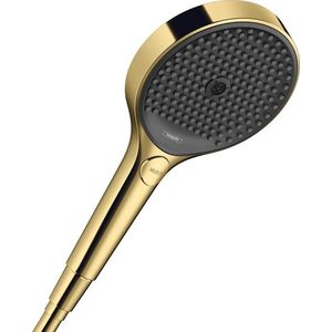 Para de dus Hansgrohe Rainfinity 130 3 tipuri de jet gold optic lustruit imagine