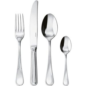 Set tacamuri Sambonet Contour Solid Handle 24 piese inox imagine