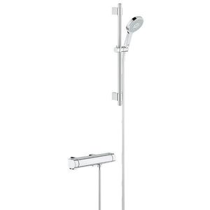 Baterie dus termostatata Grohe Grohtherm 2000 New cu set de dus Power&Soul Cosmopolitan imagine