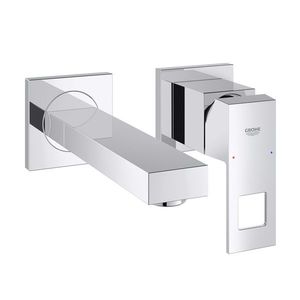 Baterie lavoar Grohe Eurocube de perete fara ventil montaj incastrat - parte exterioara necesita corp ingropat pentru functionare imagine