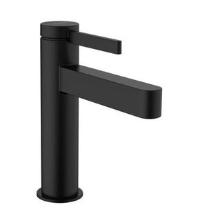 Baterie lavoar Hansgrohe Finoris 110 ventil push-open negru mat imagine