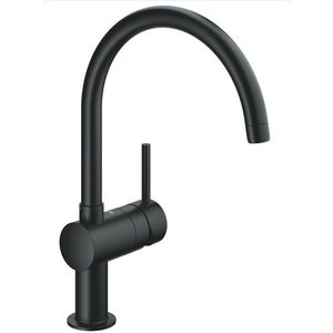 Baterie bucatarie Grohe Minta cu pipa C velvet black imagine