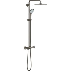 Coloana de dus Grohe Euphoria System 310 cu baterie termostatata brushed hard graphite imagine