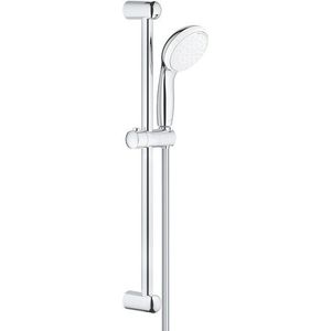 Set de dus Grohe Tempesta 100 II para de dus cu 2 jeturi furtun si bara de 600mm crom imagine