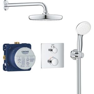 Sistem de dus incastrat Grohe Grohtherm Perfect Tempesta 210 crom imagine