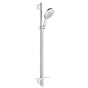 Set de dus Grohe Rainshower SmartActive 150 cu para de dus 3 jeturi furtun 175cm bara de dus 90cm si savoniera 9.5 l/min crom imagine