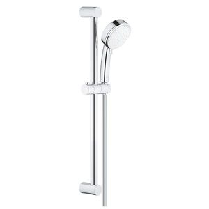 Set de dus Grohe Tempesta Cosmopolitan 100 cu para de dus 2 jeturi furtun 175cm si bara de 60cm crom imagine