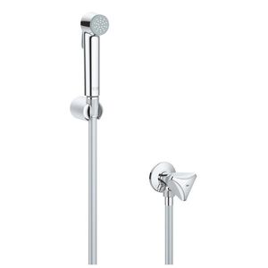 Set de dus igiena intima Grohe Tempesta-F Trigger Spray 30 cu agatatoare furtun 125cm si robinet crom imagine