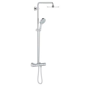 Coloana de dus Grohe Rainshower System 210 cu baterie termostatata 101cm crom imagine