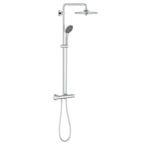 Coloana de dus Grohe Vitalio Joy System 260 cu baterie termostatata 9.5 l/min crom imagine