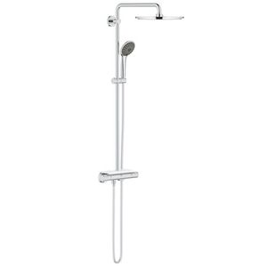 Coloana de dus Grohe Vitalio Joy System 310 cu baterie termostatata savoniera crom imagine