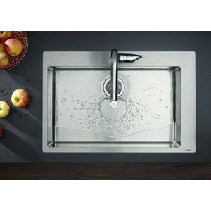 Chiuveta bucatarie Hansgrohe S711-F660 cu 1 cuva 760x500mm inox imagine