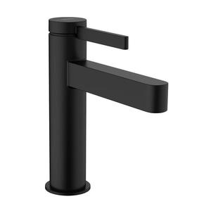 Baterie lavoar Hansgrohe Finoris 100 ventil pop-up negru mat imagine