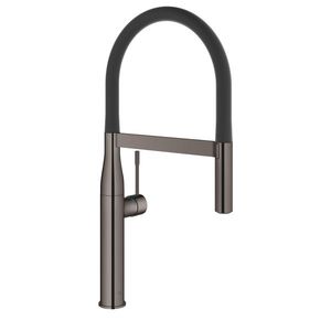 Baterie bucatarie Grohe Essence cu pipa flexibila ProfiSpray hard graphite imagine